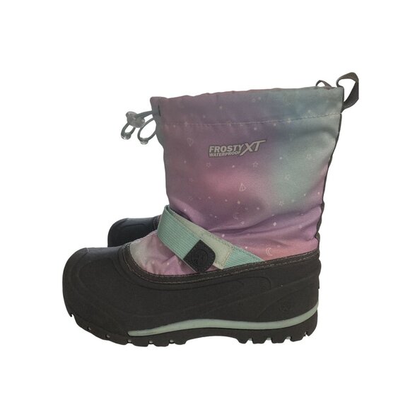 Northside Frosty XT big Kids youth Size 4 pink gray Waterproof lined Snow Boots - Picture 2 of 8